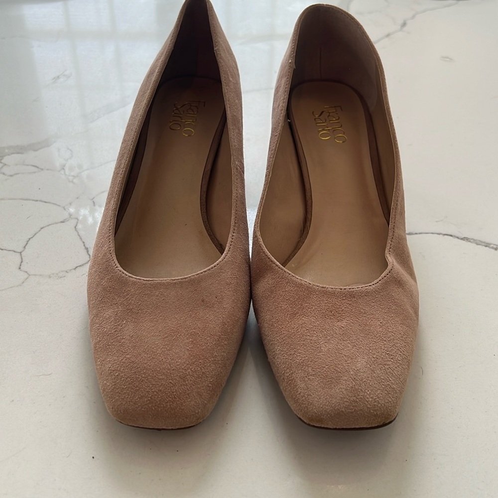 Franco Sarto Suede Pumps